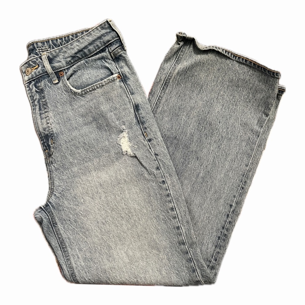 Old Navy Extra High-Rise Sky-Hi Wide Leg Jeans